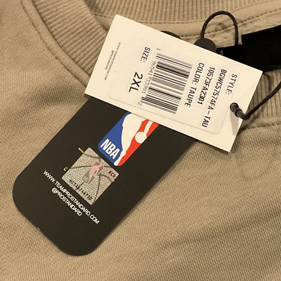 Women's Golden State Warriors Fleece Taupe Pullover - 2XL - BRAND NEW! - Picture 7 of 8